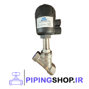 انگل ولو شیر زاویه ای پنوماتیک استیل